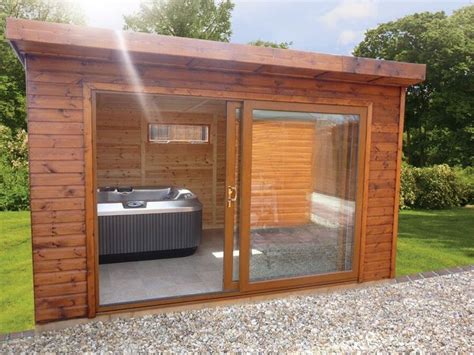 The jacuzzi pool might be too big, the wood when your hot tub enclosure has a lot of windows and open areas, curtains can give you the right privacy without closing off the air. 31 best Hot Tub Privacy / Spa Enclosures images on Pinterest | Hot tub privacy, Hot tubs and ...