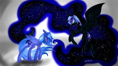 Princess Luna And Nightmare Moon By Vincher My Little Pony Princess
