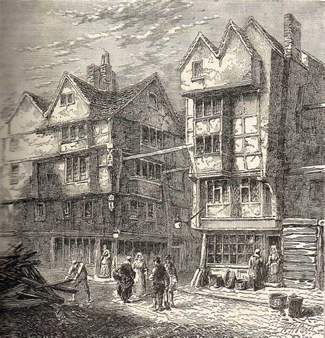 Butchers Row Near The Strand 1800 London Drawing Victorian London