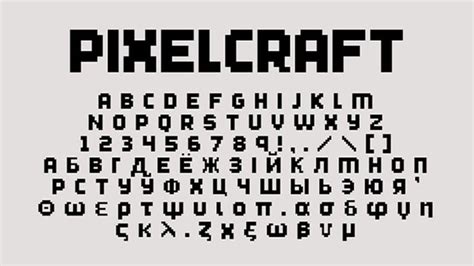 Minecraft Font Alternate Style | Minecraft font, Download fonts, Minecraft