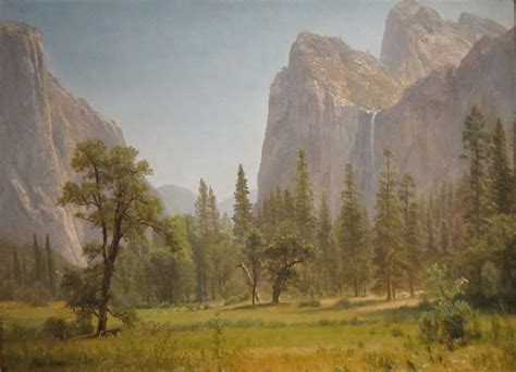 Yosemite Valley Painting Albert Bierstadt At