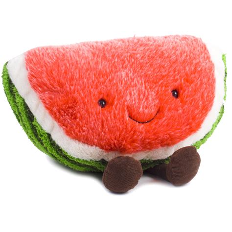 Jellycat Watermelon Plush Toy In Red Bambinifashioncom