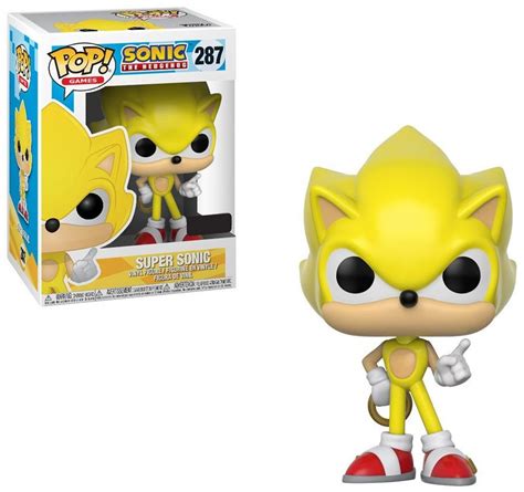 Funko Sonic The Hedgehog Pop Games Super Sonic Exclusive Vinyl Figure