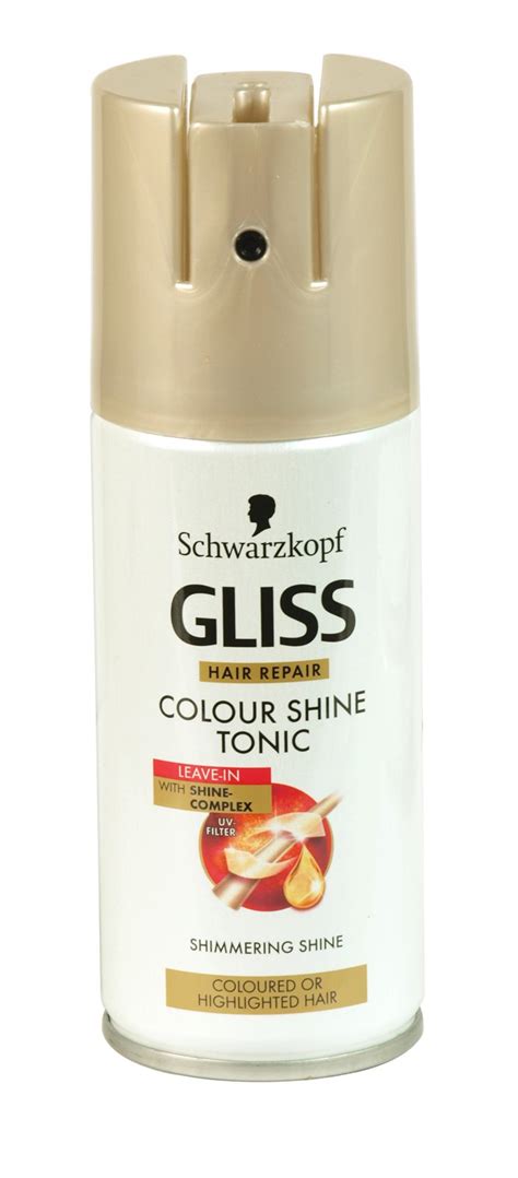 Schwarzkopf Gliss Total Repair Shine Tonic Shine Spray For Dry Stressed Hair With Keratin
