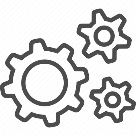 Cogs Gears Mechanism Sprockets Icon Download On Iconfinder