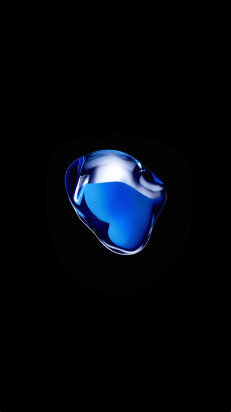 The Blue Blob Wallpaper In The Iphone 7 Ads Iphone Ipad