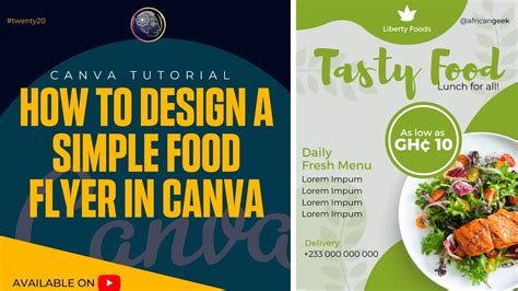 Canva Tutorial For Beginners How To Design A Simple Flyer In Canva