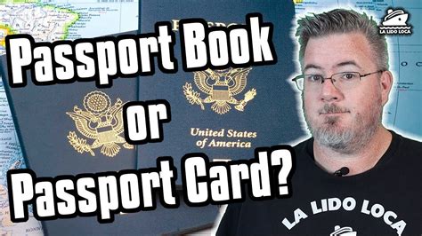 Passport Book Or Passport Card Passport Tips Youtube