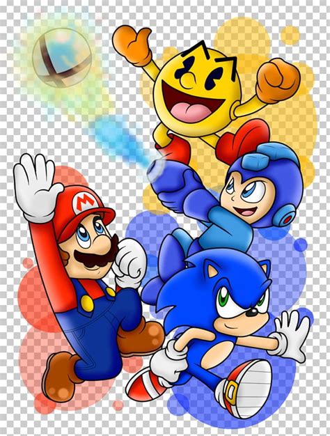 Mario And Sonic At The Olympic Games Pac Man Vs Rayman