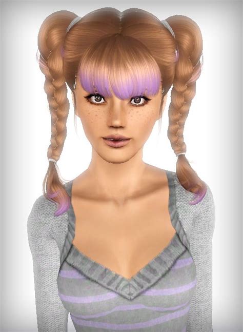 Newsea`s Bellku Hairstyle Retextured By Forever And Always Sims 3 Hairs Hairstyle Sims