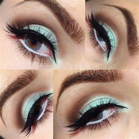 Sky Blue Eyeshadow Look Makeup Obsession Mint Eyeshadow Crazy Makeup