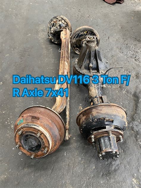 Daihatsu Delta DV116 3 Ton Front Rear Axle 7x41 LORRY USED SPARE