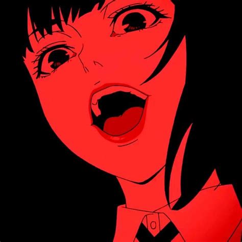 Kakegurui Icons Tumblr Anime Wall Art Red Aesthetic Grunge Dark Anime