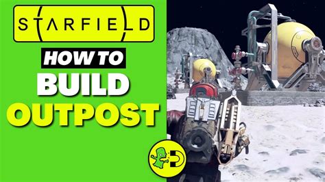 Starfield How To Build Outpost Youtube