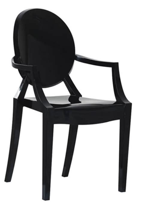 Louis ghost is a stylish transparent contemporary accent armchair. Black Louis Armed Ghost Chair for Hire - Divine Events