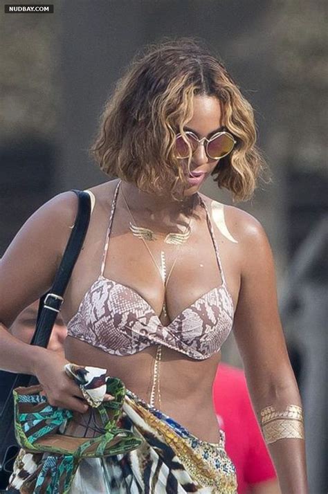 Beyonce Nude Tits On The Beach In Cannes France 08 09 2014 Nudbay