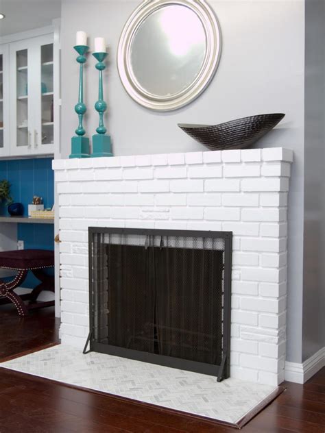 Painted Brick Fireplaces Hgtv