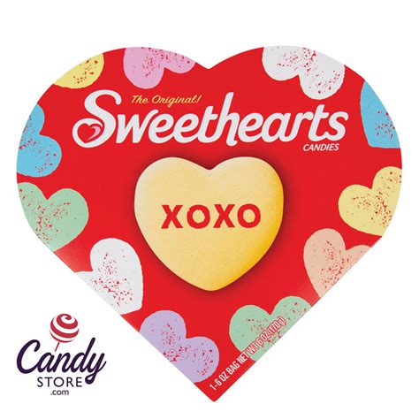 Sweethearts Conversation Hearts 6ct Heart Shaped Boxes