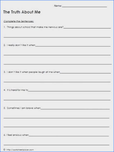 printable mental health worksheets for adults