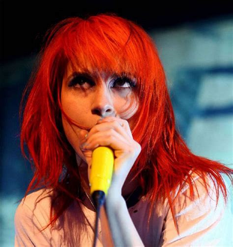 Hayley williams haircut haley williams hair hayley williams style hayley paramore paramore hayley williams tony perry alan ashby the amity affliction jack barakat. Hayley William's Hair images Solid Orange Hair HD ...