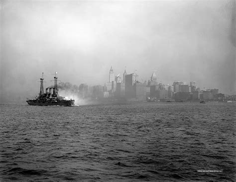Battleship In New York Harbor Library Of Congress Photogra Flickr