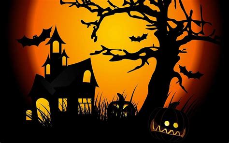 Free Download Spooky Forest Trees With Eyes Halloween Wallpaper