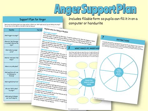Anger Support Plan Item 569 Elsa Support