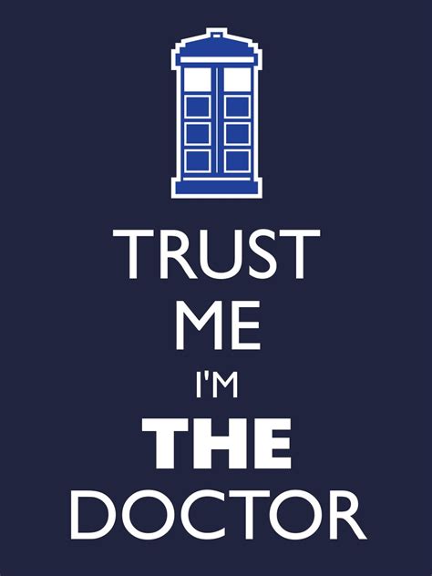 Trust Me Im The Doctor Mens Navy Sweater Inspired By Doctor Who