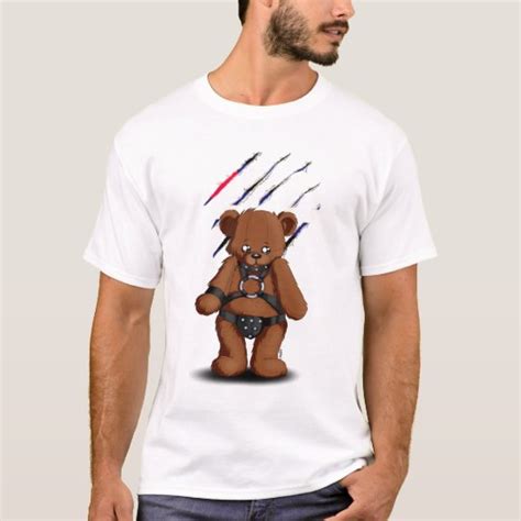 Gay Leather Bear T Shirt Zazzle Com
