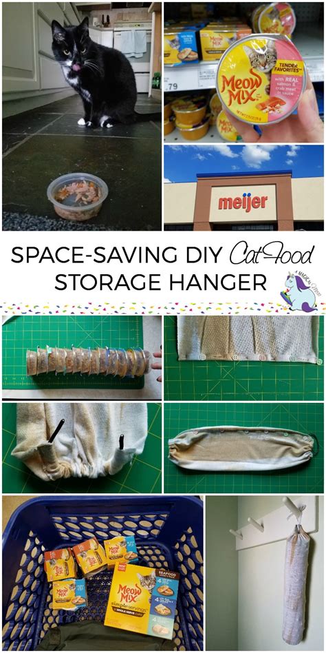 Cats require good care to live fullest. Super Easy Space Saving DIY Wet Cat Food Storage Hanger ...