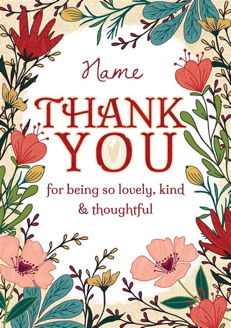 Paper Thank You Card Greeting Card Youre The Best Card Encouragement