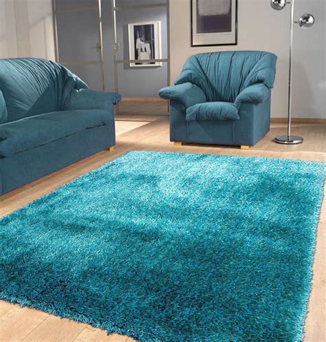 Turquoise Blue Rug Carpet Shag Shaggy Doormat Mat 2x3 2 X 3 Solid Extra