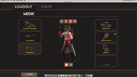 My New Tf2 Medic Cosmetic Loudout By Therubyminecart On Deviantart