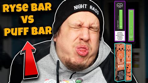 Ryse Bar Disposable Vape Vs Puff Bar Review Youtube