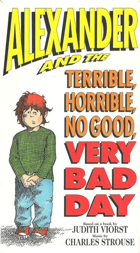 Alexander And The Terrible Horrible No Good Very Bad Day Tv Movie