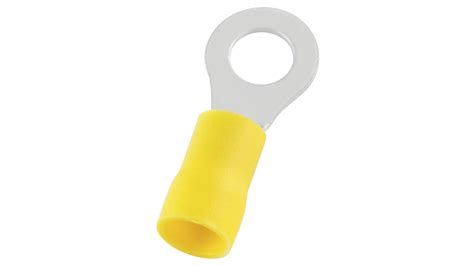Rs Pro Insulated Ring Terminal 64mm Stud Size 4mm² To 6mm² Wire Size