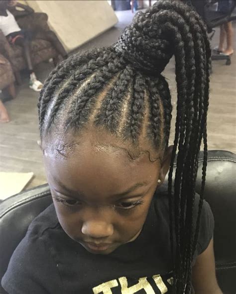 Simple african american braid hairstyles for kids cornrows. Best 14 African American Toddler Ponytail Hairstyles | New ...