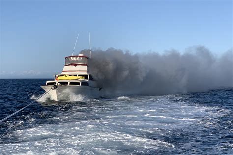 Coast Guard Rescues 3 From Boat Fire Near Port Angeles Wa