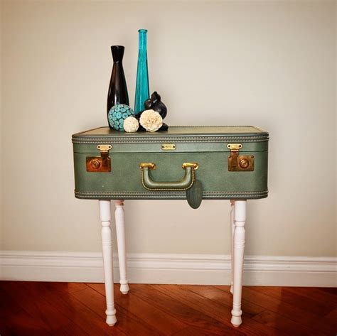 Diy Vintage Suitcase Table · How To Make A Suitcase Table · Home Diy