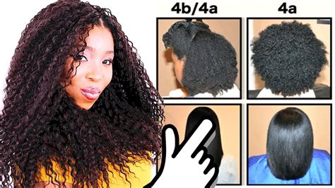 Natural Hair Types Explained In Detail W Pictures 4c 4b And 4a Hair