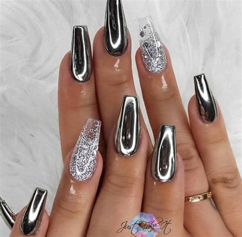 Pin By Laura Narvaez On My Nail Likes Chrome Nails Designs Gorgeous