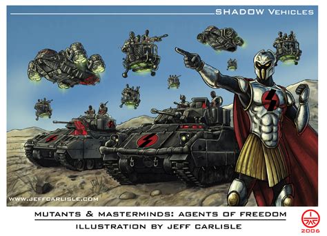 Mutants And Masterminds Agents Of Freedom Shadow Vehicles