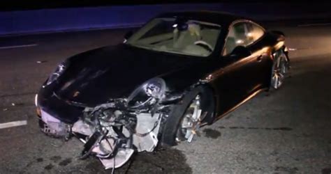 Porsche 911 Driver Crashes On The German Autobahn After Drinking