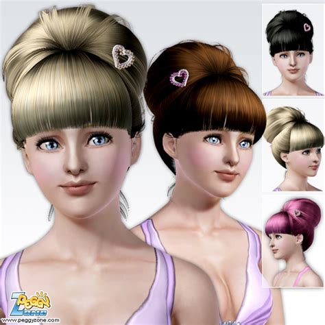 Asymmetric Hairstyle Extreme By Sintiklia Sims 3 Hairs