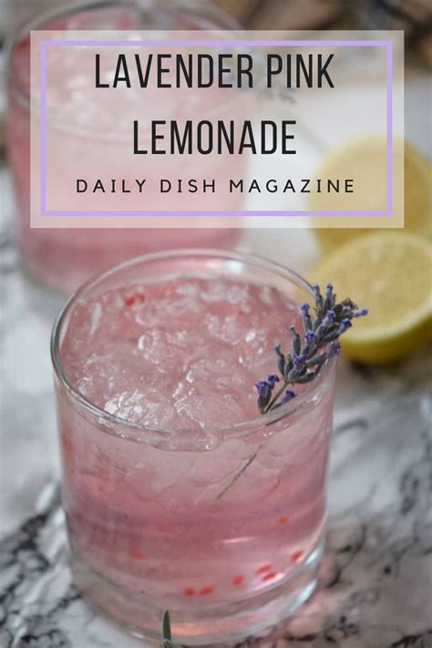 Pink Lavender Lemonade Receta Comida Deliciosa Comida Y Comida Sana