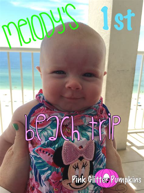 Melodys First Beach Trip — Pink Glitter Pumpkins