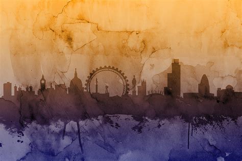 London England Skyline Digital Art By Michael Tompsett Fine Art America