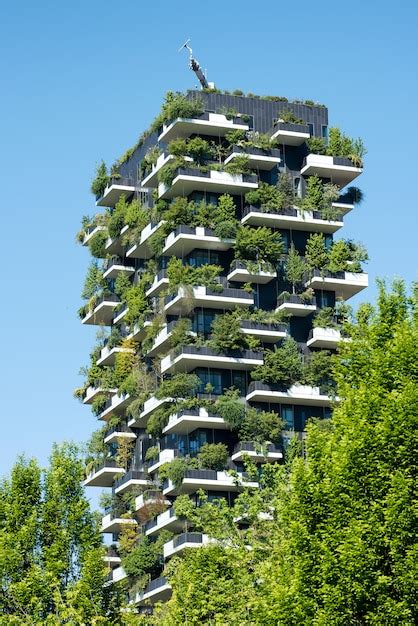 Premium Photo Vertical Forest Building In Milan Italy