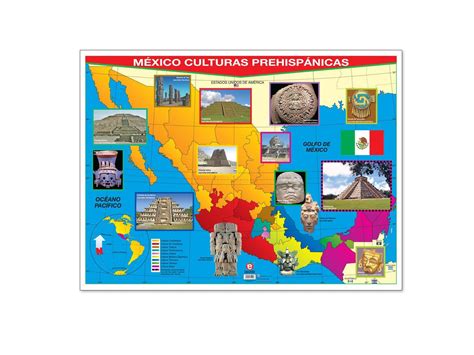 Póster México Culturas Prehispánicas Educatodo