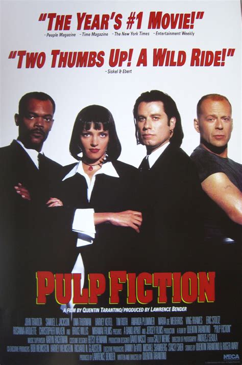 The Geeky Nerfherder Movie Poster Art Pulp Fiction 1994